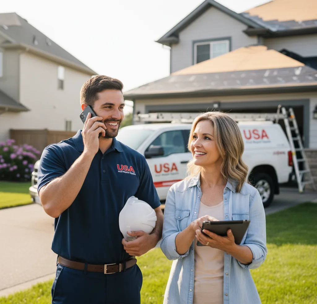 USA Roof Repair Experts customer support in Westport